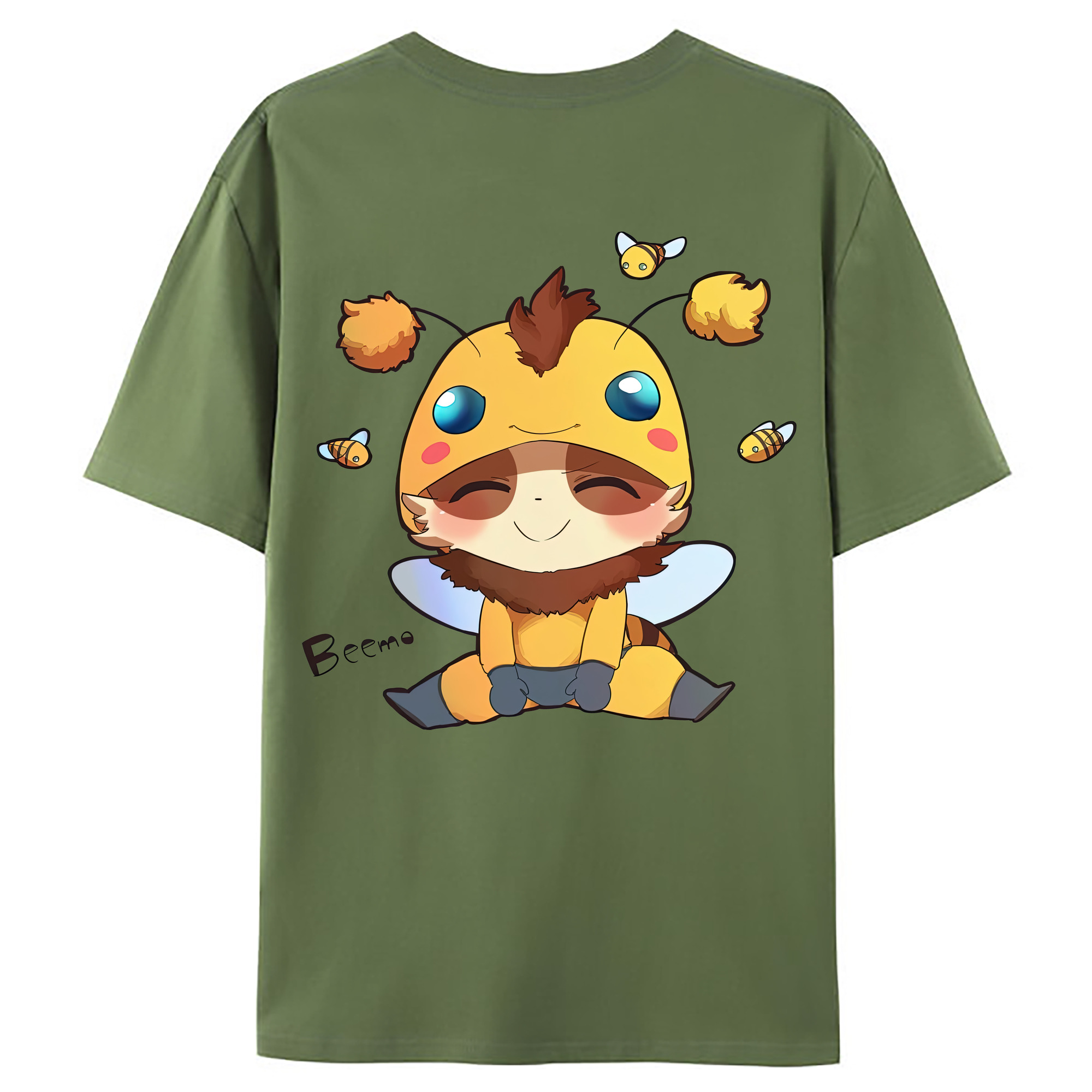 （画像用） リーグ・オブ・レジェンド League of Legends LOL 綿100％ メンズ半袖Tシャツ（バックプリント） 通気性